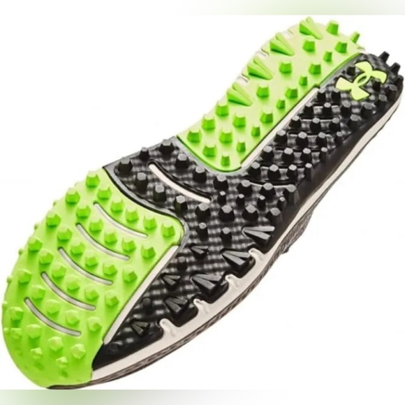 New Men’s Under Armour UA Charged Steph Curry Spikeless Golf Shoes Black/Ash - Picture 3 of 8